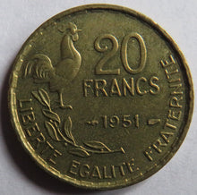 Load image into Gallery viewer, 1951 France 20 Francs Coin In Higher Grade
