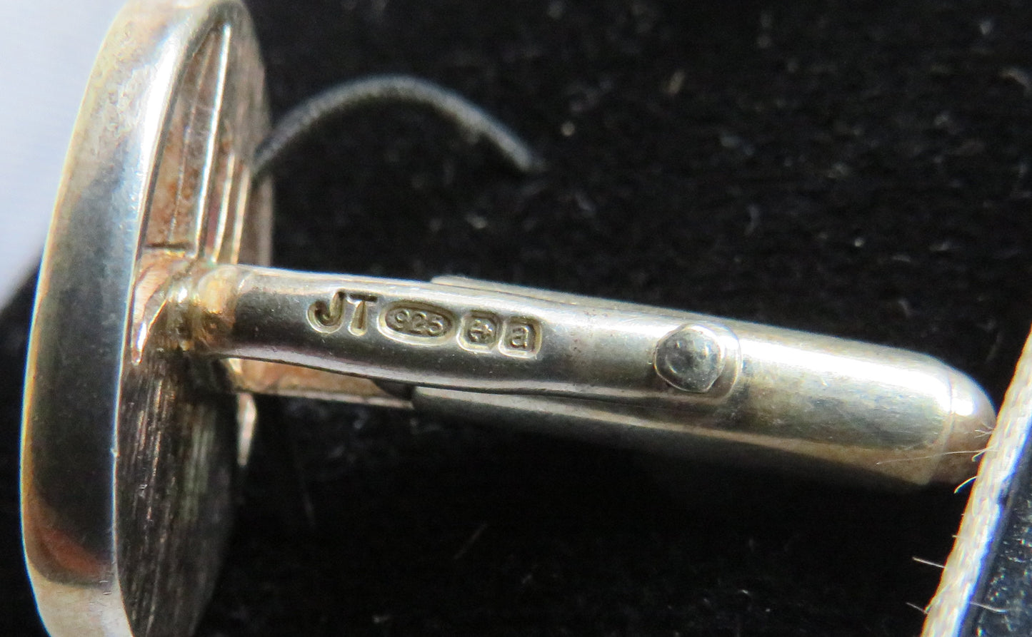 Pair of Sterling Silver Gents Cufflinks In The Style of Charles Rennie Mackintosh