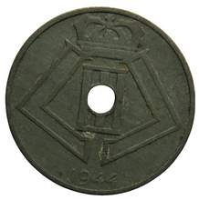 Load image into Gallery viewer, 1944 Belgium 25 Centimes Coin
