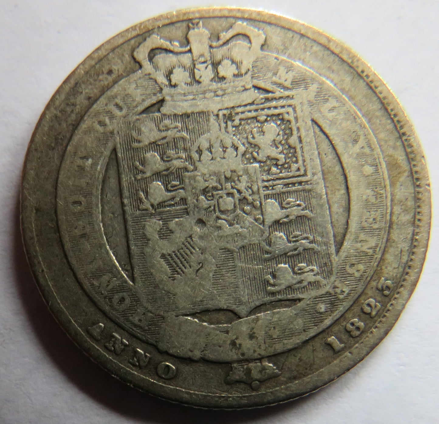 1823 King George IV Silver Shilling Coin - Great Britain
