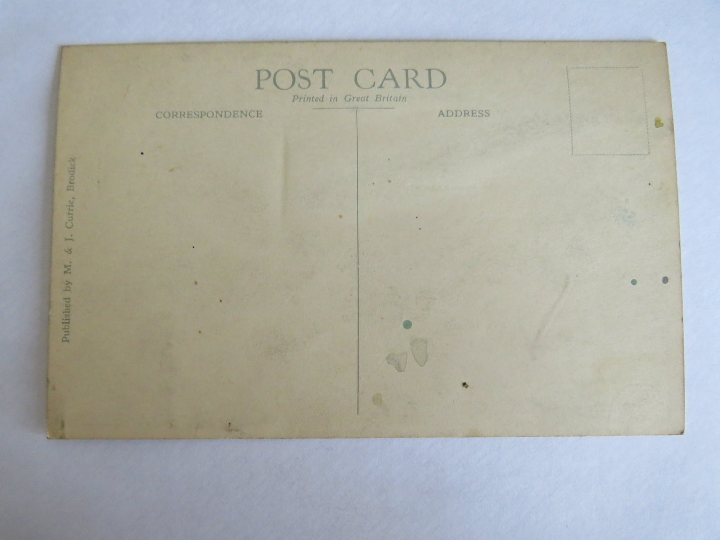 Vintage Postcard Of Glen Rosa and Cir Mhor, Brodick