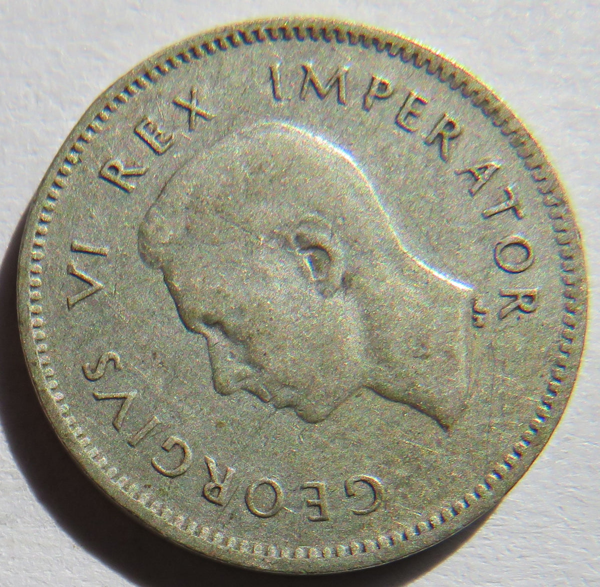 1946 King George VI South Africa Threepence Coin
