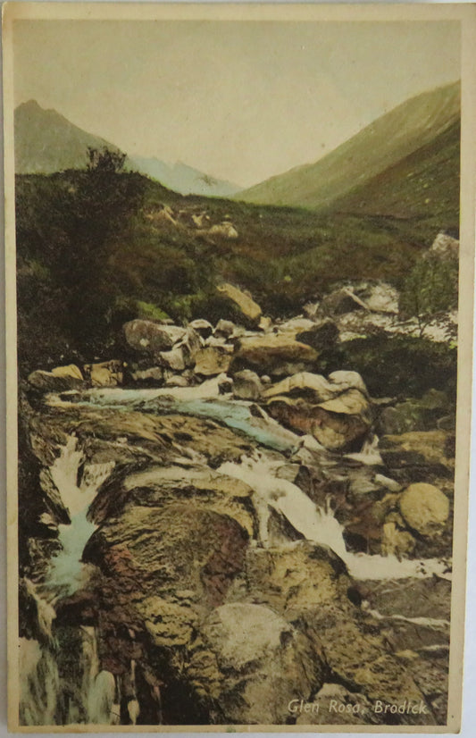 Vintage Postcard Of Glen Rosa, Brodick