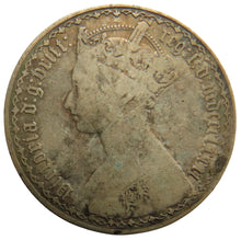 Load image into Gallery viewer, 1881 Queen Victoria Silver Gothic Florin Coin - Great Britain
