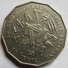 Load image into Gallery viewer, 1982 Australia 50 Cents Coin XII Commonwealth Games
