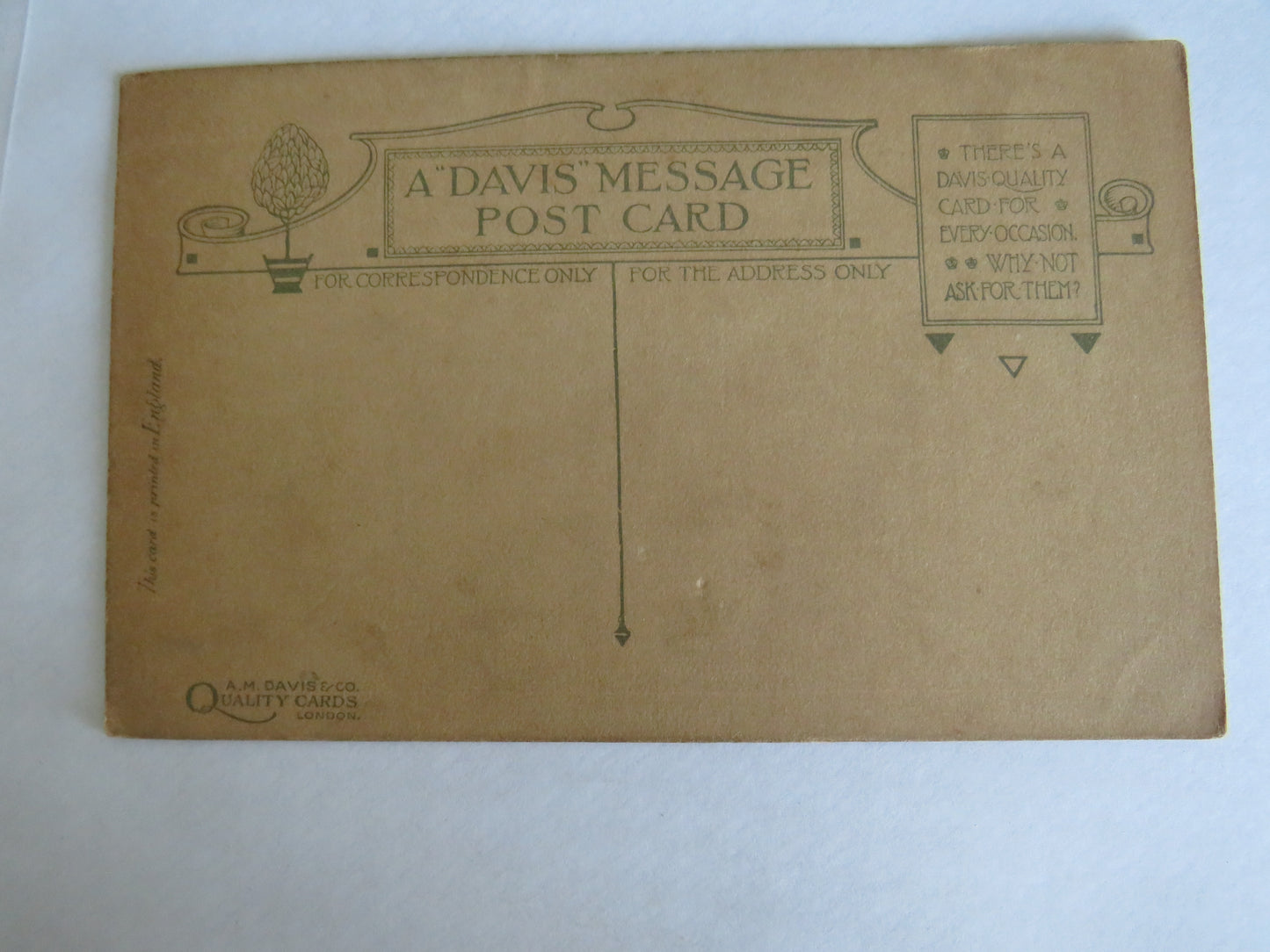 Vintage Comical Postcard "Too Sleepy To Write"