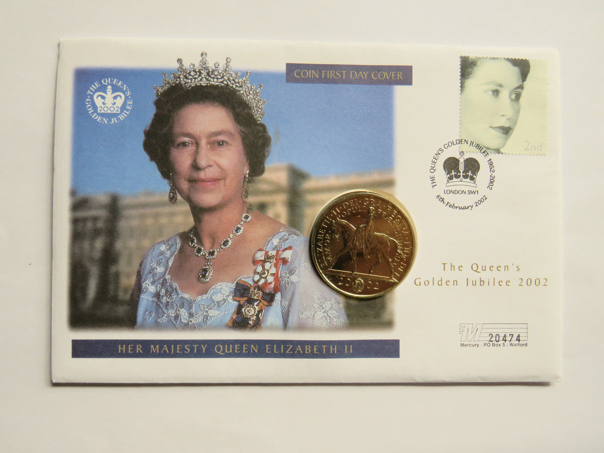 2002 Queen Elizabeth II Golden Jubilee Commemorative £5 Coin