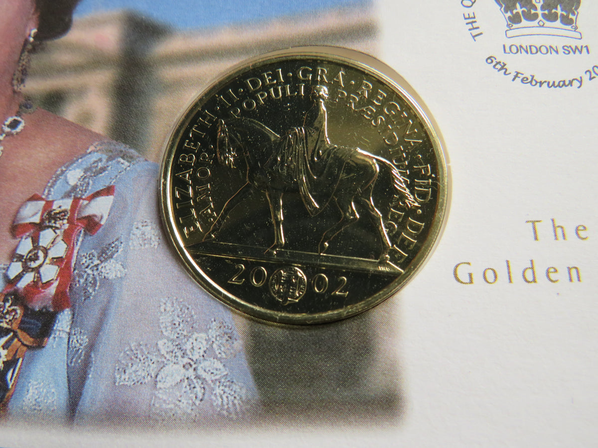 2002 Queen Elizabeth II Golden Jubilee Commemorative £5 Coin