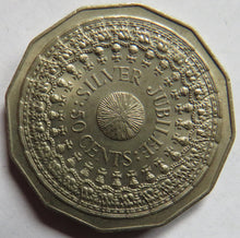 Load image into Gallery viewer, 1977 Australia 50 Cents Coin Silver Jubilee.
