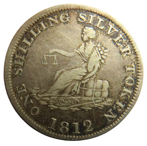 1812 Leeds "John Smalpage & Lumb" Silver One Shilling Token