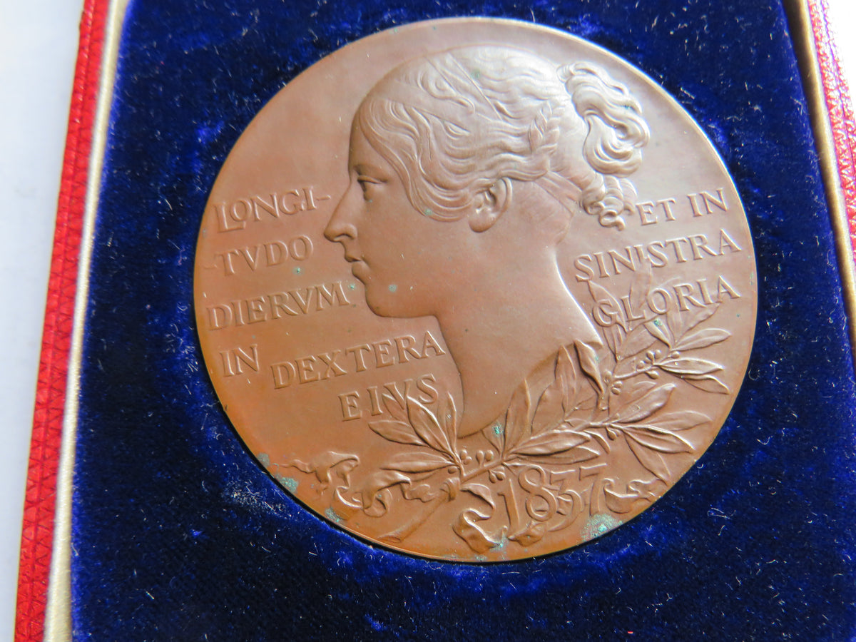 1837-1897 Queen Victoria Diamond Jubilee Large Bronze Medal
