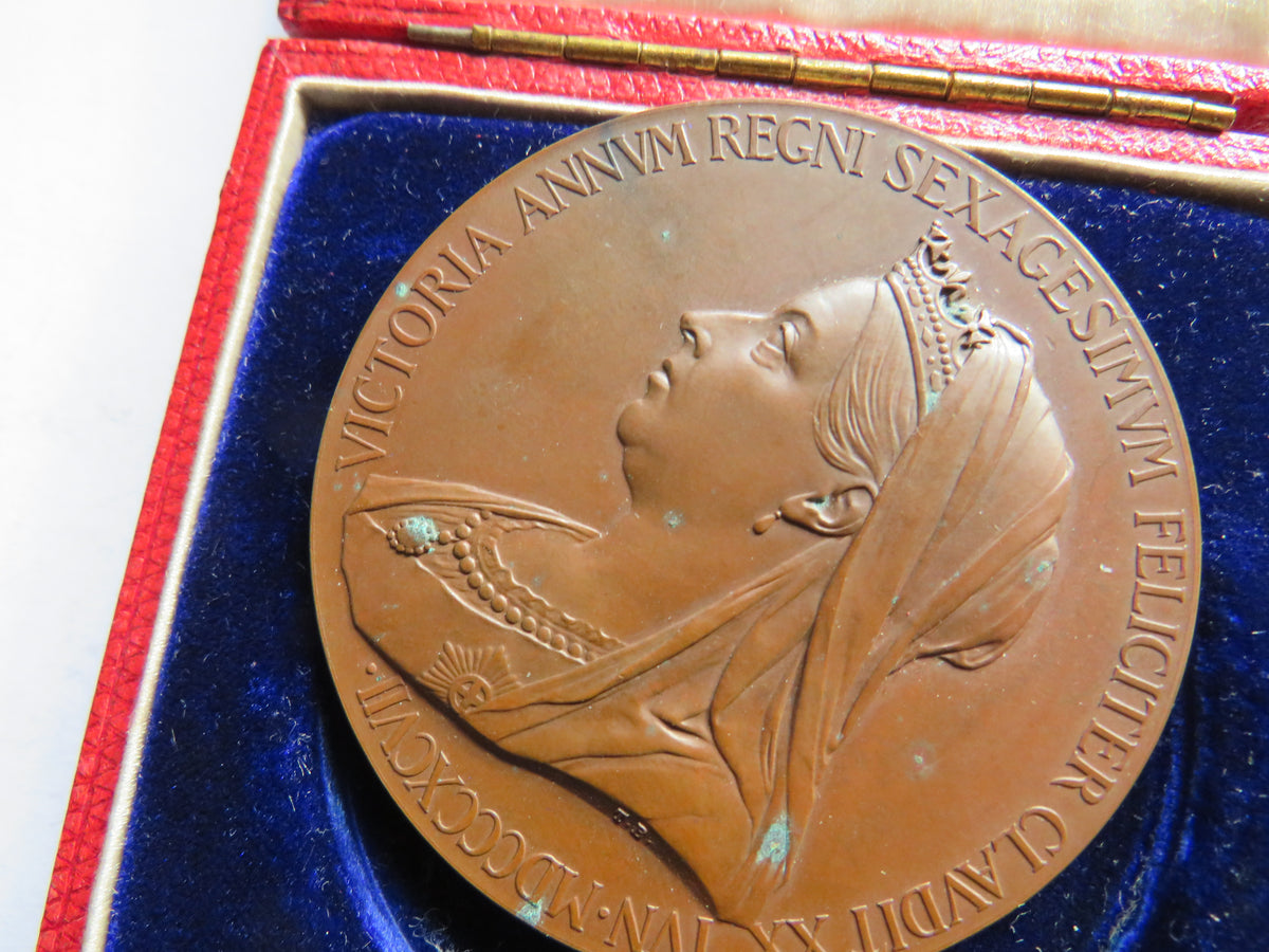 1837-1897 Queen Victoria Diamond Jubilee Large Bronze Medal
