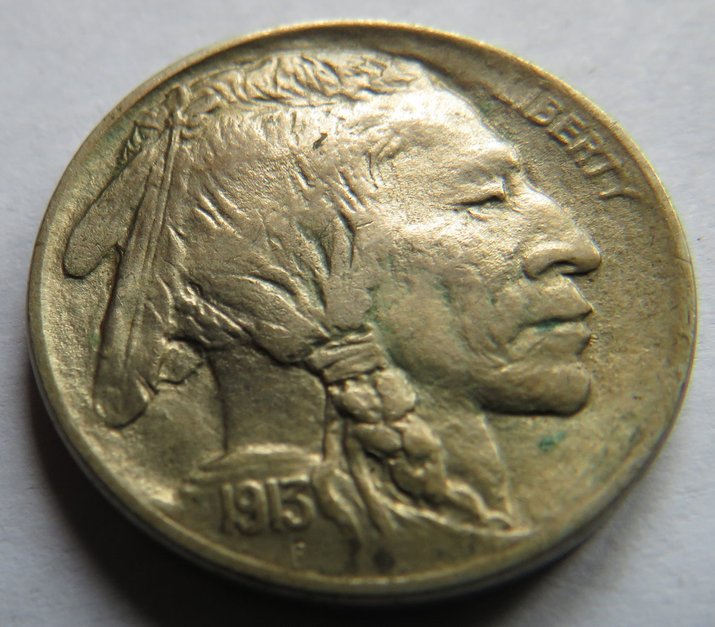 1913 USA Buffalo Nickel Coin In Higher Grade