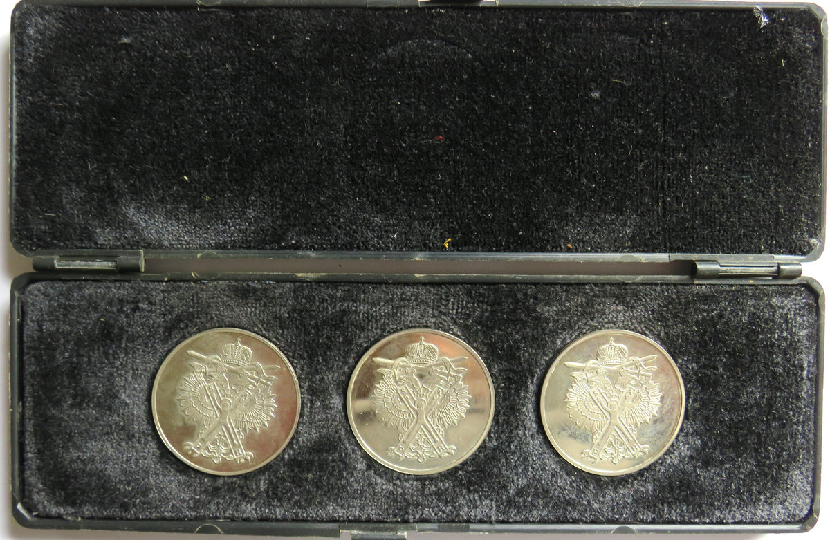 Cased Set of 3 Russian Commemorative Medals "300th Anniversary of the Russian Navy"