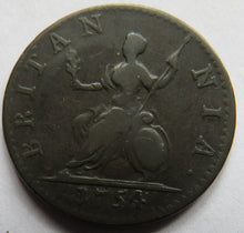 Load image into Gallery viewer, 1754 King George II Farthing Coin - Great Britain
