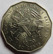 Load image into Gallery viewer, 1982 Australia 50 Cents Coin XII Commonwealth Games
