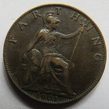 Load image into Gallery viewer, 1901 Queen Victoria Farthing Coin - Great Britain
