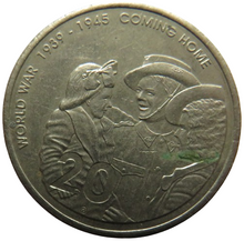 Load image into Gallery viewer, 2005 Australia 20 Cents Coin - World War 1939-1945 Coming Home
