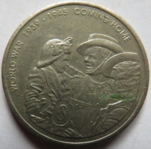 Load image into Gallery viewer, 2005 Australia 20 Cents Coin - World War 1939-1945 Coming Home
