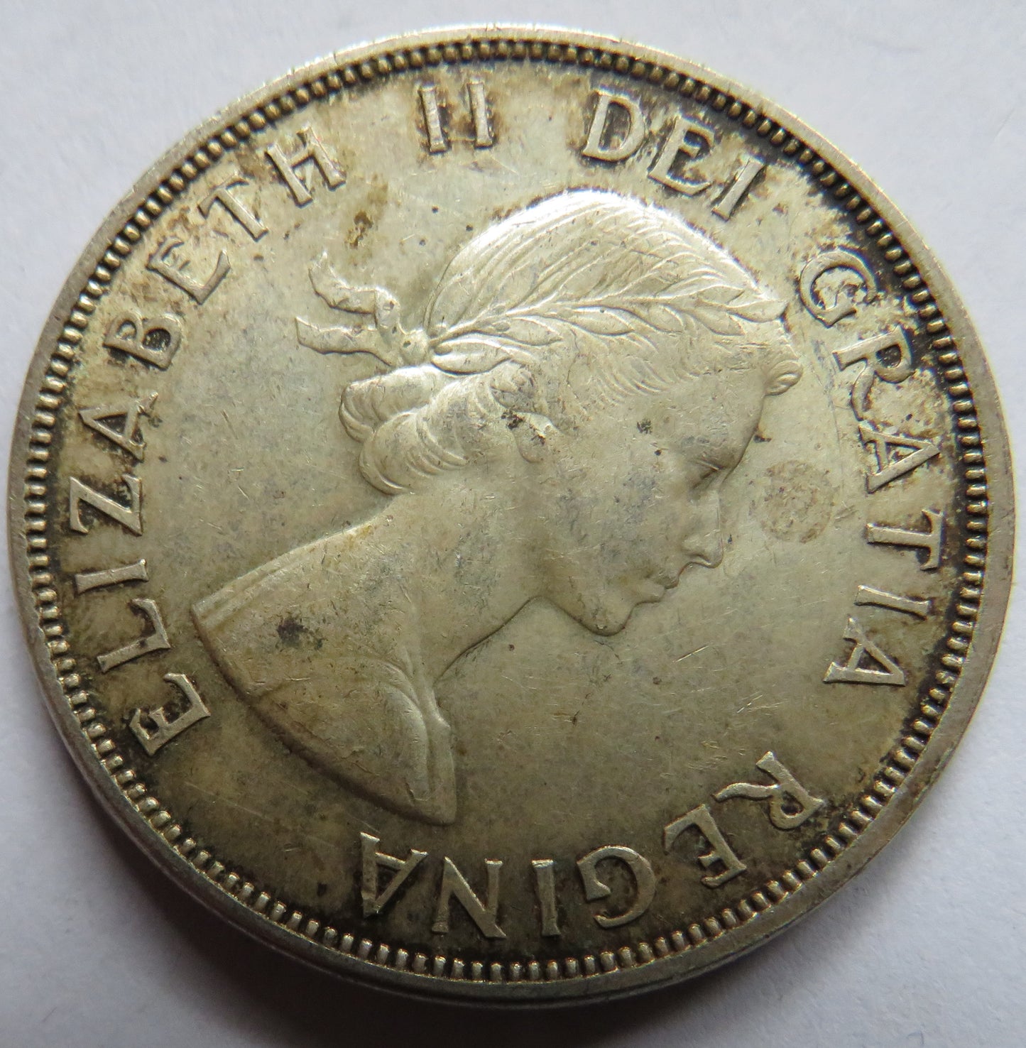 1963 Queen Elizabeth II Canada Silver $1 One Dollar Coin