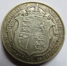 Load image into Gallery viewer, 1914 King George V Silver Halfcrown Coin - Great Britain
