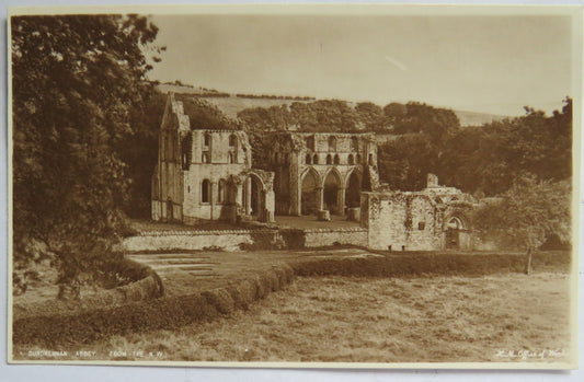 Vintage Postcard of Dundrennan Abbey from the N. W