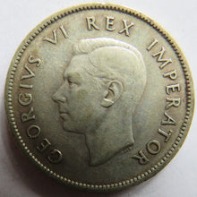 Load image into Gallery viewer, 1943 King George VI South Africa Silver 2 Shillings Coin
