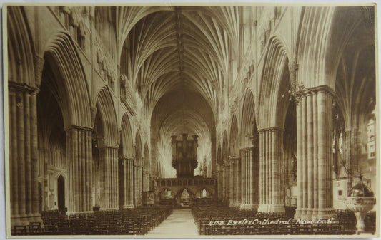 Vintage Postcard of Exeter Cathedral, East