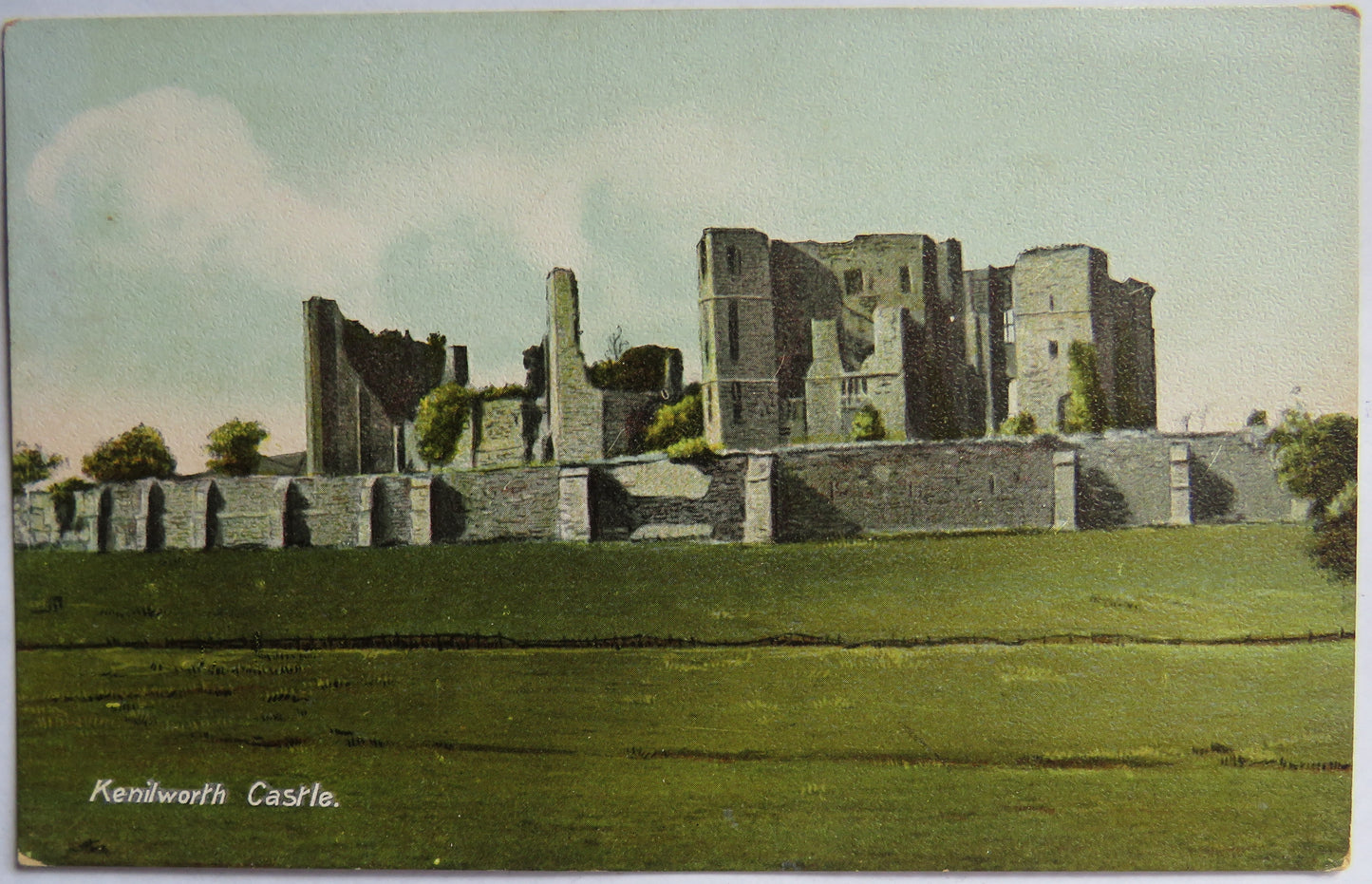 Vintage Postcard of Kenilworth Castle