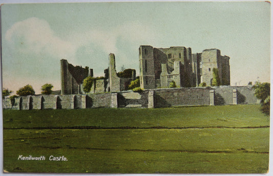 Vintage Postcard of Kenilworth Castle