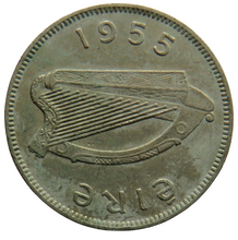 Load image into Gallery viewer, 1955 Ireland Eire Sixpence Coin
