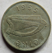 Load image into Gallery viewer, 1955 Ireland Eire Sixpence Coin
