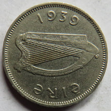 Load image into Gallery viewer, 1939 Ireland Eire Sixpence Coin
