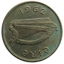 Load image into Gallery viewer, 1962 Ireland Eire Sixpence Coin
