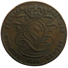 Load image into Gallery viewer, 1849 Belgium 5 Centimes Coin
