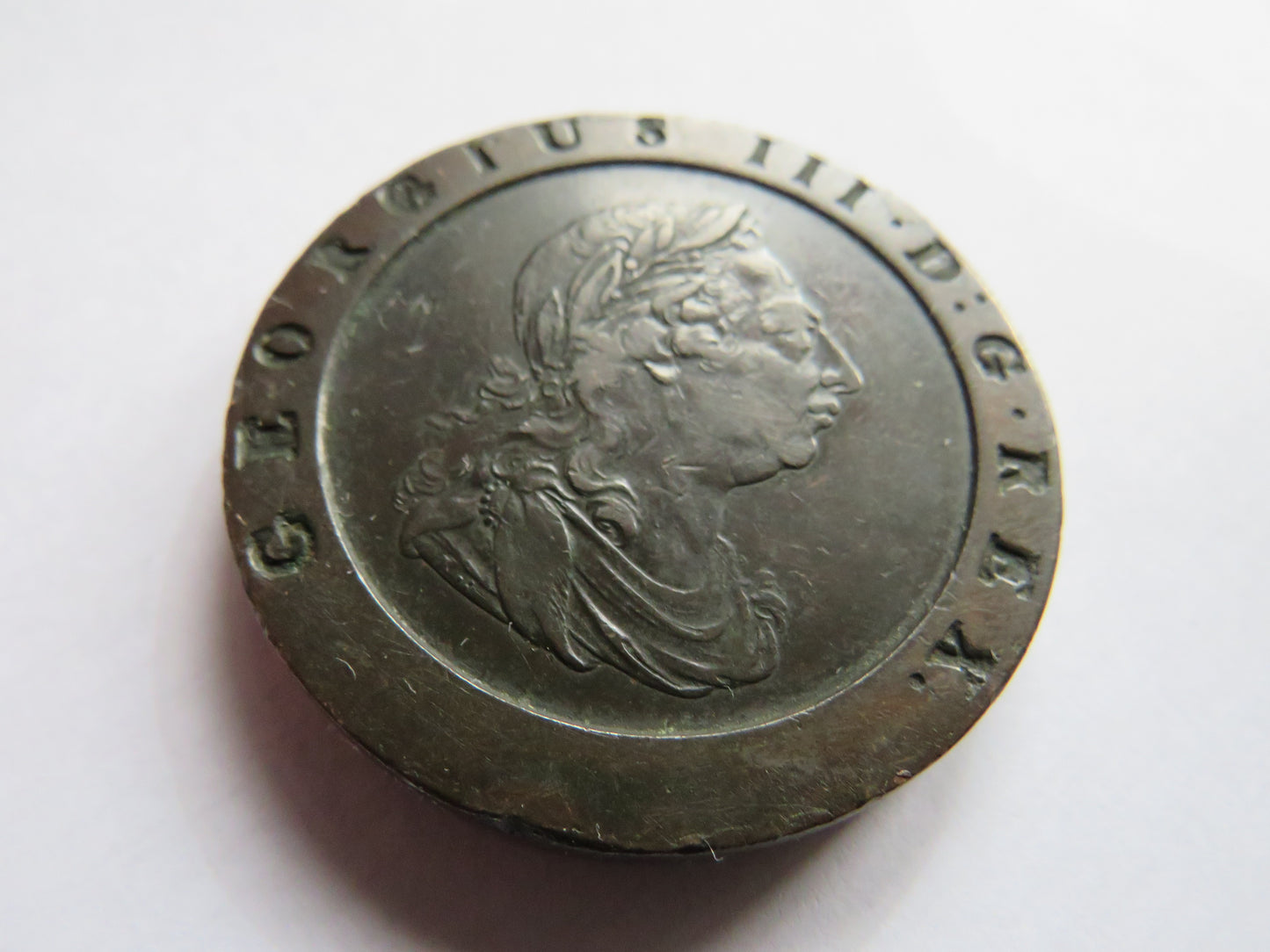 1797 King George III Cartwheel Twopence Coin - Great Britain