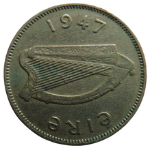 Load image into Gallery viewer, 1947 Ireland Eire Sixpence Coin
