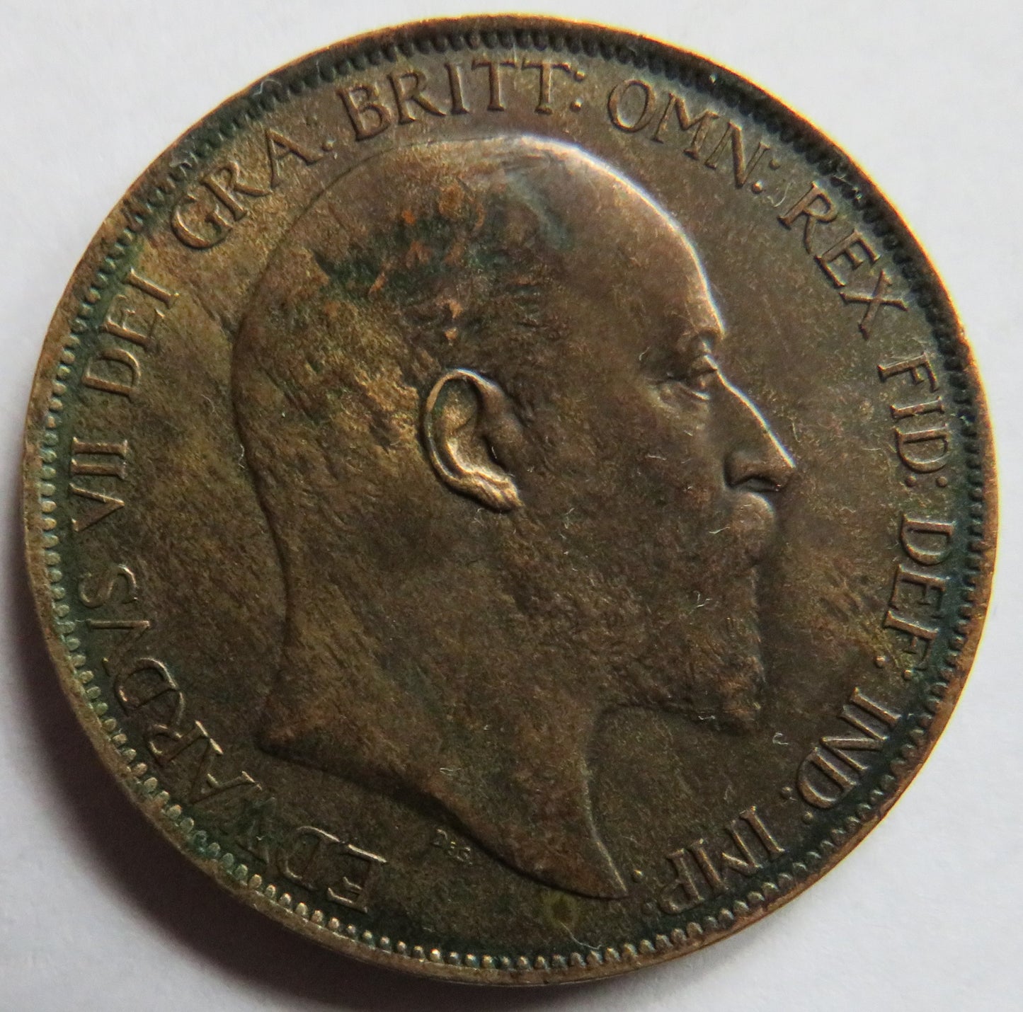 1902 King Edward VII One Penny Coin - Great Britain