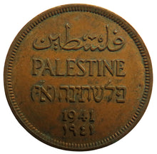 Load image into Gallery viewer, 1941 Palestine 1 Mil Coin
