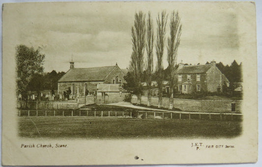 Vintage Postcard of Parish Church, Scone 1904