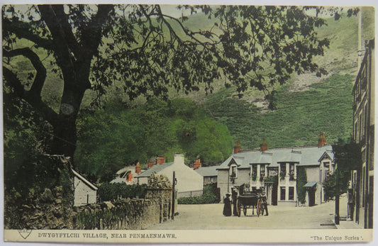 Vintage Postcard of Dwygyfylchi Village, Near Penmaenmawr 1906