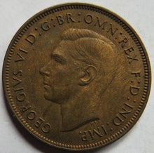 Load image into Gallery viewer, 1937 King George VI One Penny Coin In Higher Grade,
