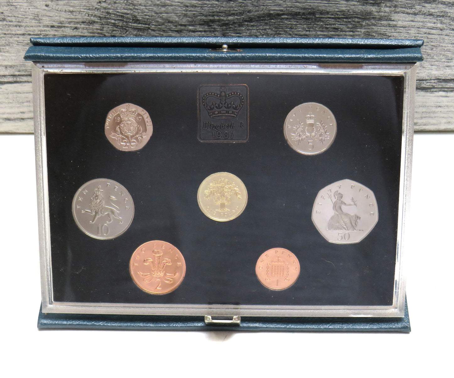 1987 United Kingdom Proof Coin Collection / Set By The Royal Mint