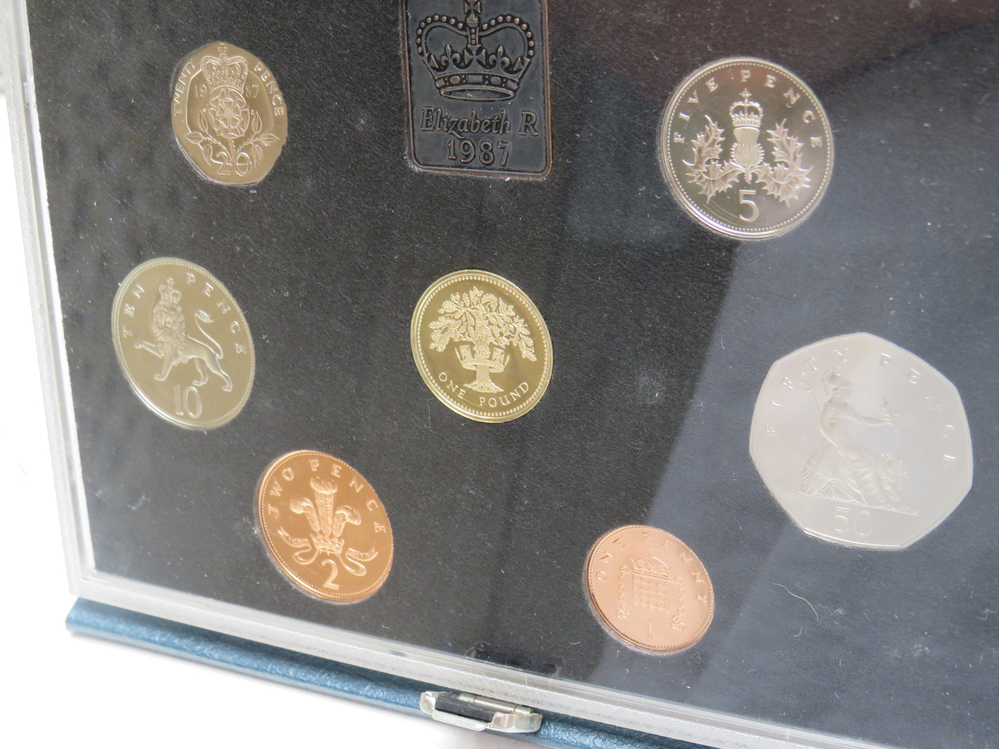 1987 United Kingdom Proof Coin Collection / Set By The Royal Mint
