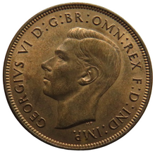 Load image into Gallery viewer, 1937 King George VI One Penny Coin In High Grade,
