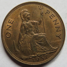 Load image into Gallery viewer, 1937 King George VI One Penny Coin In High Grade,
