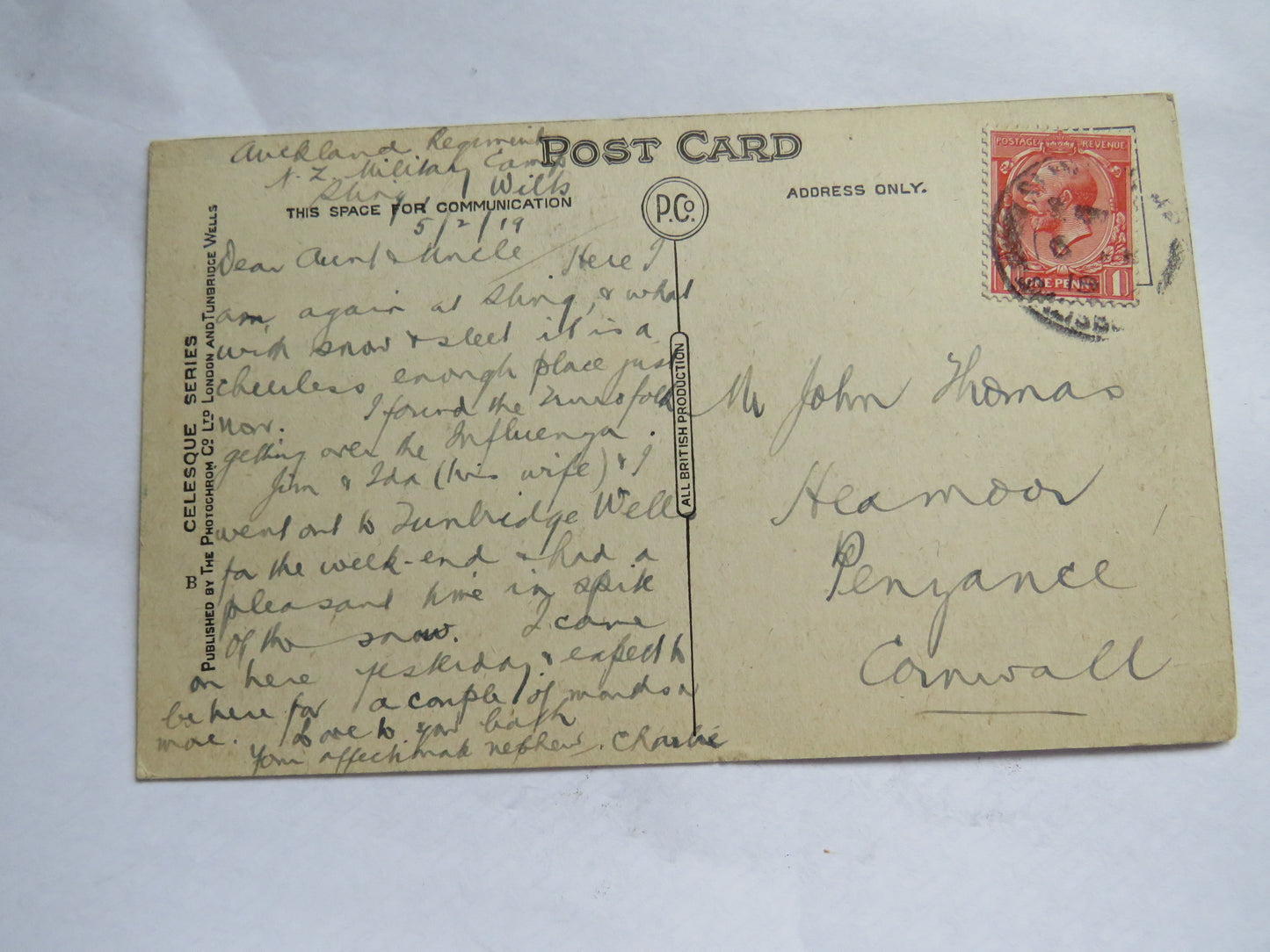Vintage Postcard of Salisbury, Poultry Cross