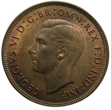 Load image into Gallery viewer, 1937 King George VI One Penny Coin In High Grade
