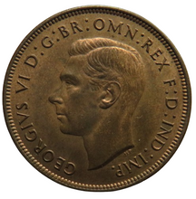 Load image into Gallery viewer, 1937 King George VI One Penny Coin In High Grade
