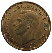 Load image into Gallery viewer, 1937 King George VI One Penny Coin In High Grade
